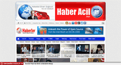 Desktop Screenshot of haberacil.net