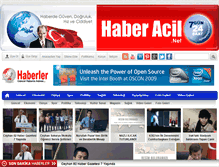 Tablet Screenshot of haberacil.net